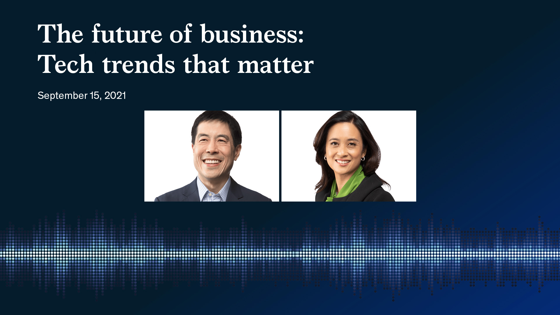 The Future of Business Tech Trends That Matter McKinsey & Company